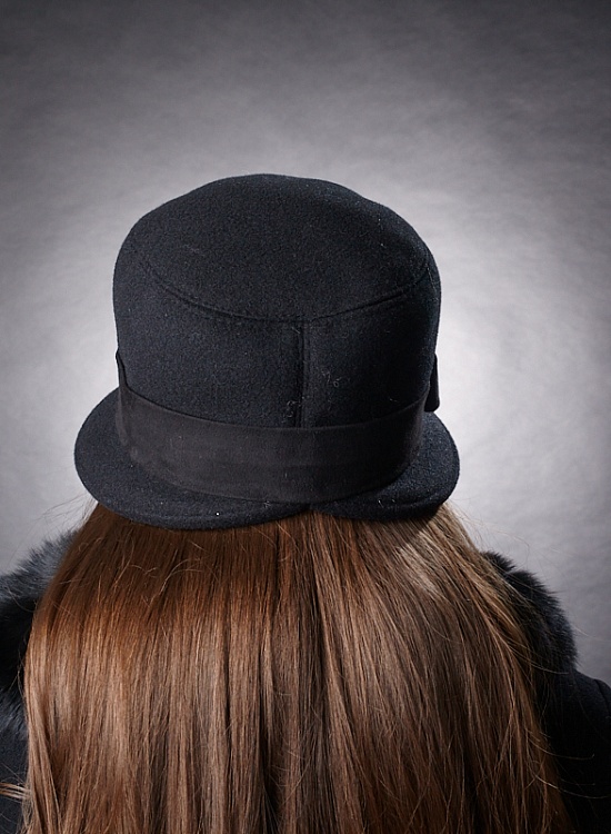 Шляпа "Белла", цвет черный