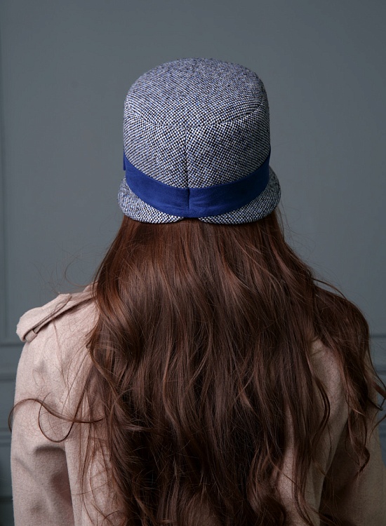 Шляпа "Белла", цвет синий